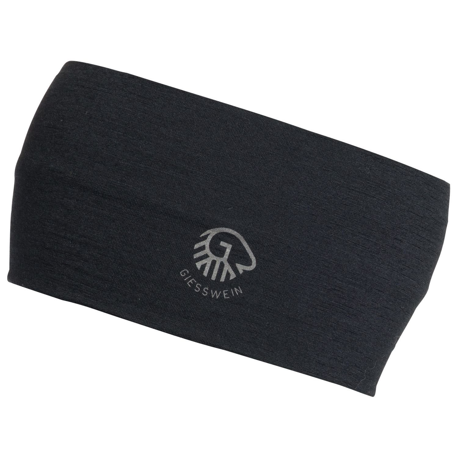 Giesswein Stirnband Brentenjoch Merino Jersey 022-schwarz | Stirnbänder