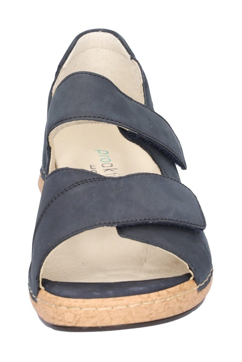 Waldläufer K-Heliett Sandale, Sommerschuh, Sandalette, Keilabsatz, in Komfortweite K (extraweit)