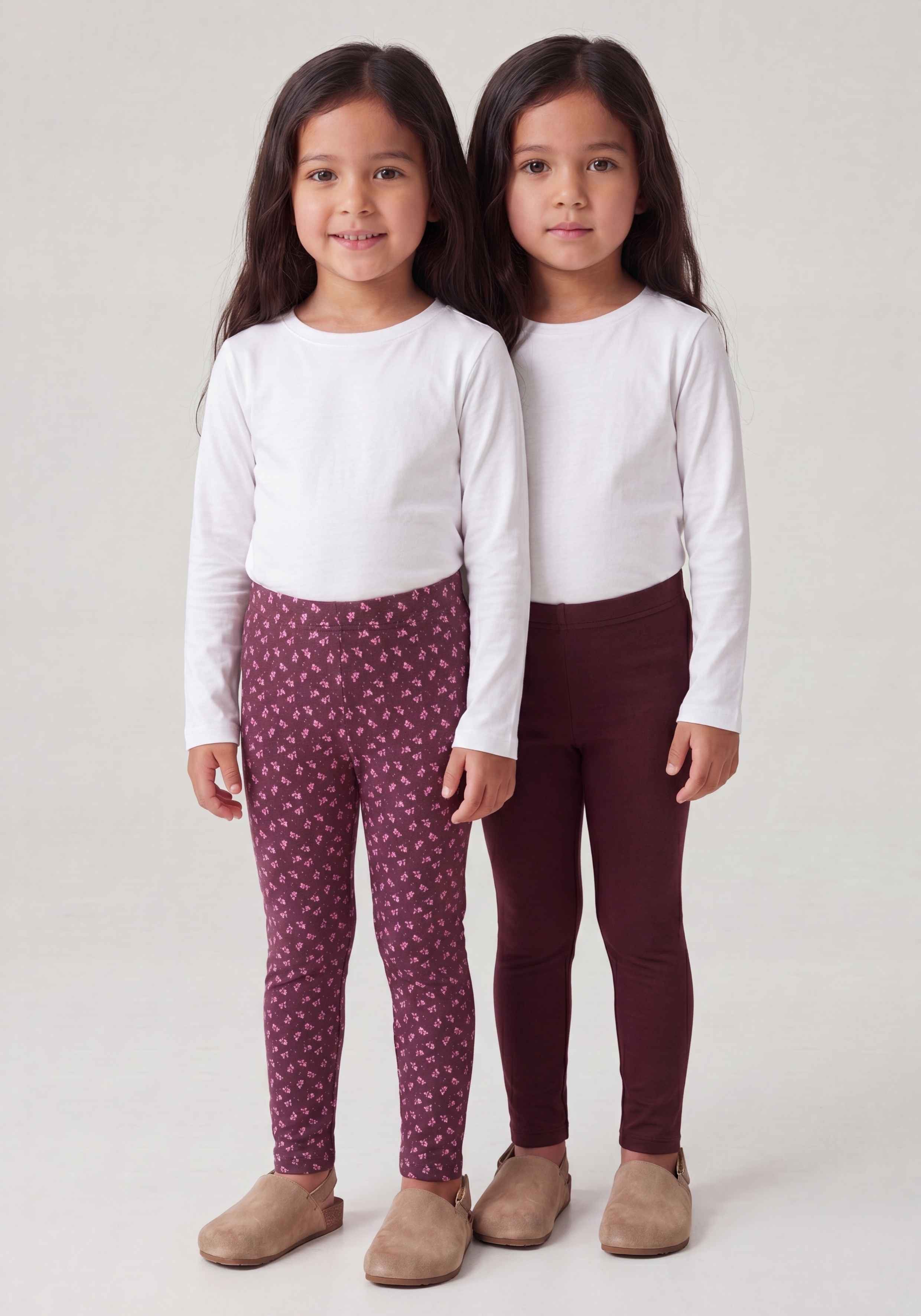 STACCATO Thermoleggings (Packung) 2er Pack bedruckt und unifarben / Winter-Leggins für Girls
