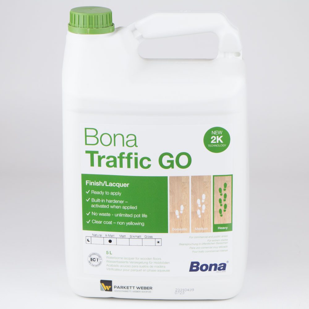 Bona Treppen- und Parkettlack Bona Traffic GO 2K-Parkettlack matt 5 Liter