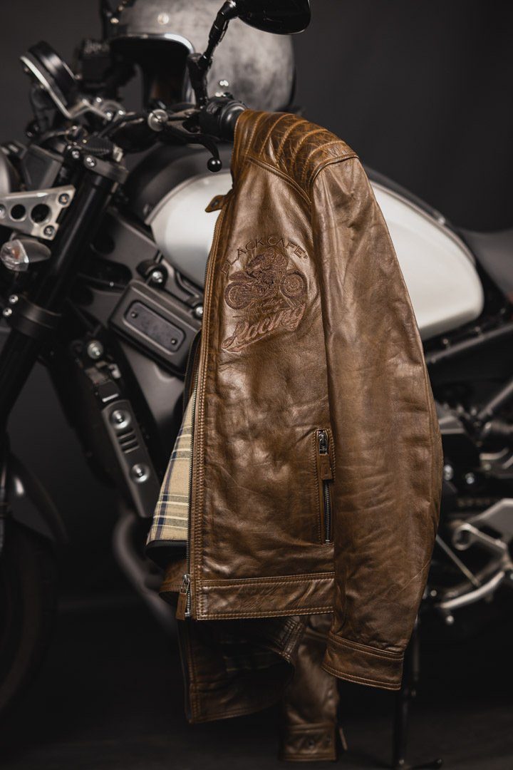 Black-Cafe London Lederjacke London Houston Motorrad Cafe Black Motorradjacke