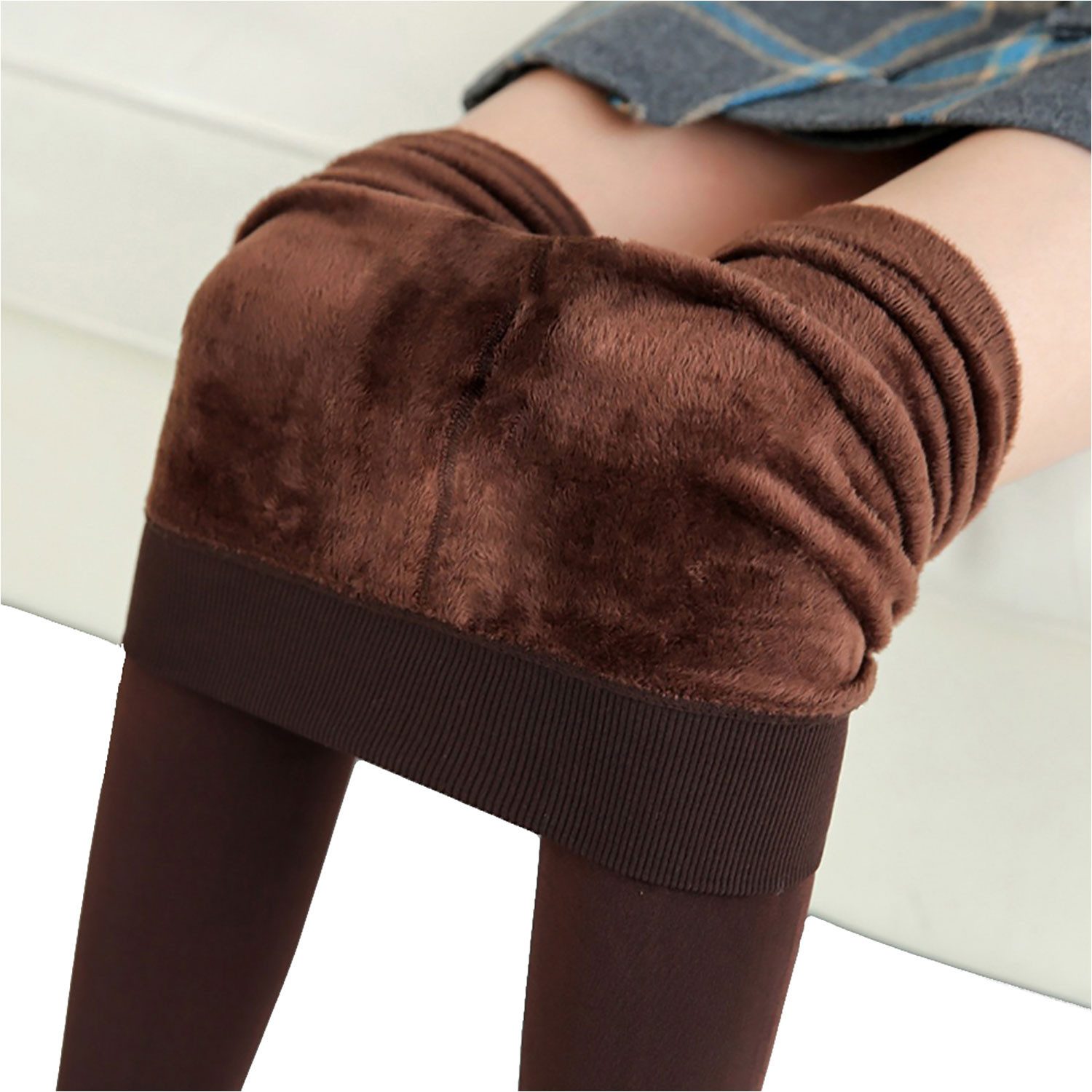 Refttenw Thermoleggings Damen Leggings mit Steigbügel, günstig online kaufen