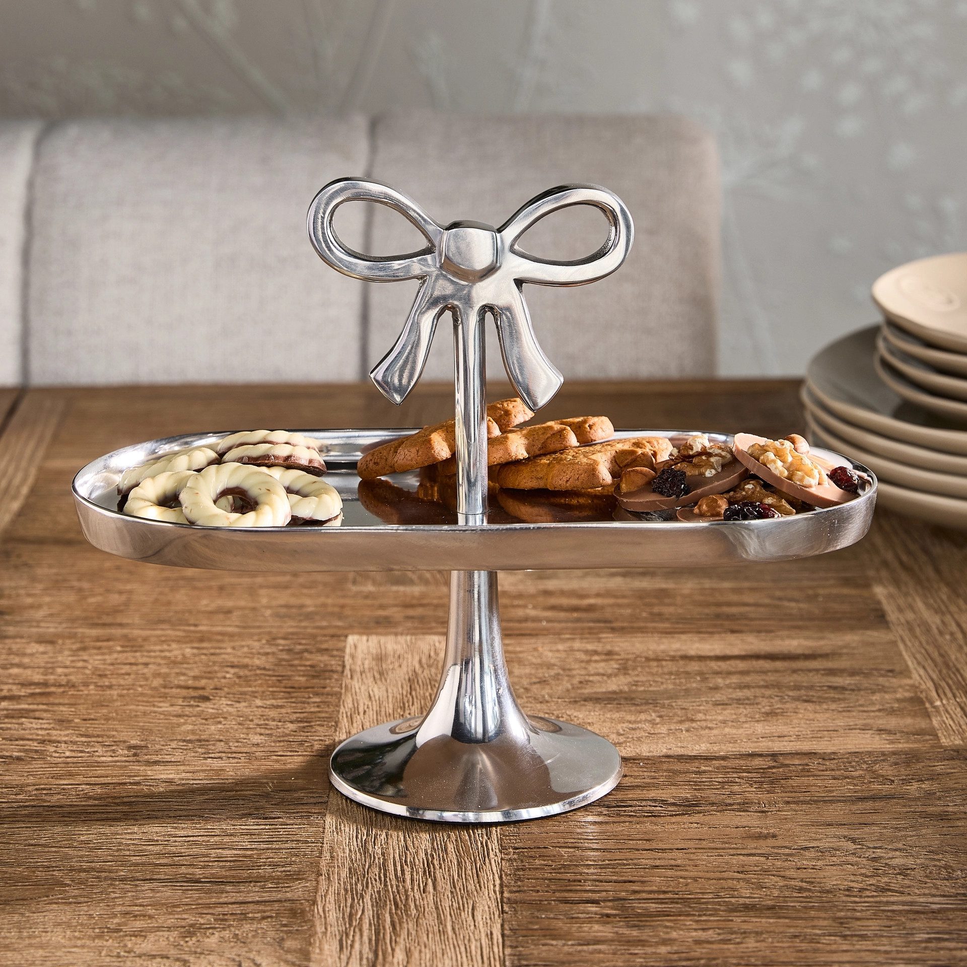 Rivièra Maison Dekoetagere Rivièra Maison Classic Bow Cake Stand, Etagere