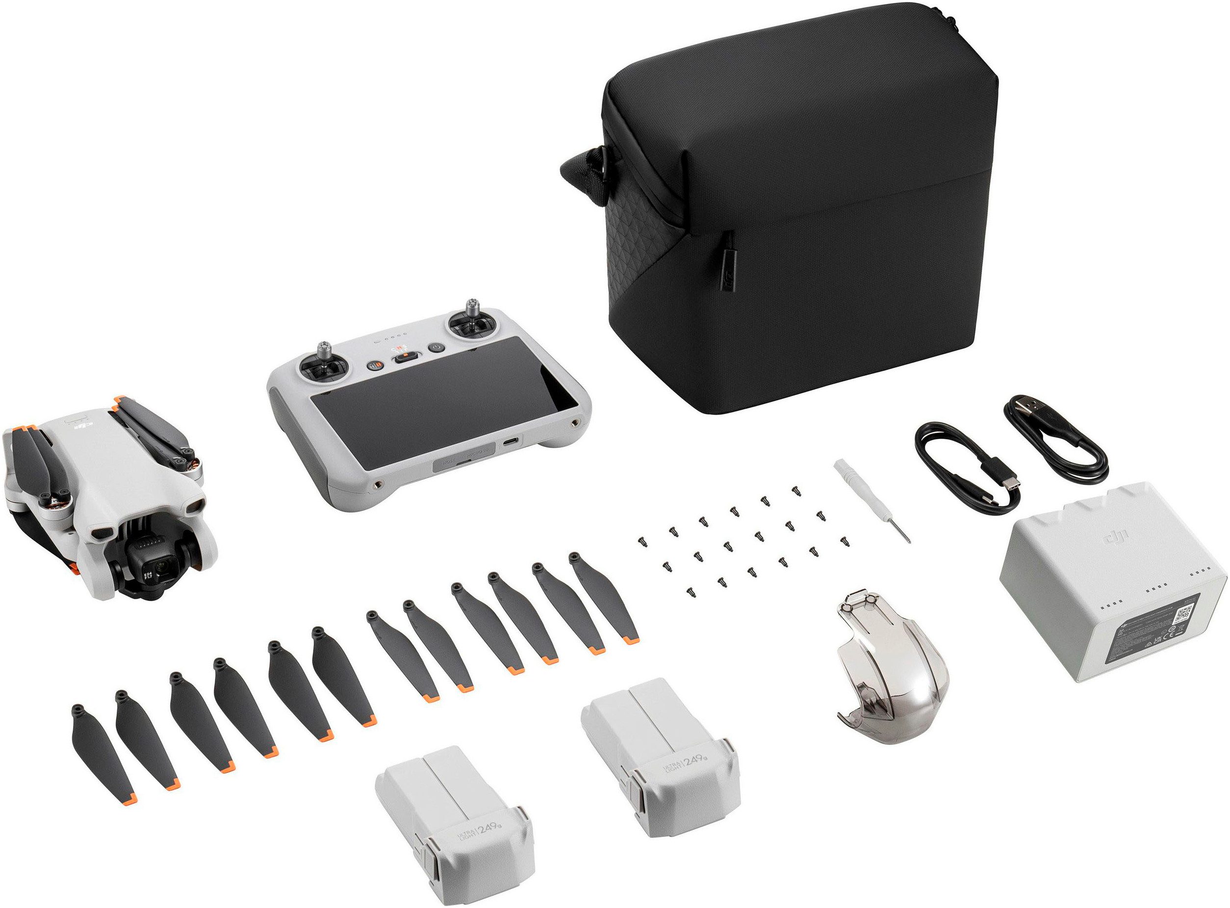 DJI Mini 3 Fly More Combo & DJI RC Drohne (4K Ultra HD)