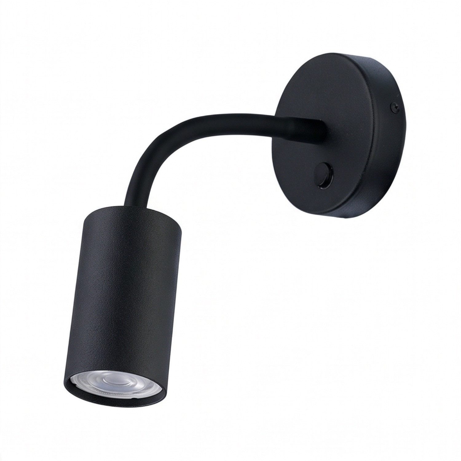 Licht-Erlebnisse Wandstrahler EYE, ohne Leuchtmittel, Metall verstellbar Schwarz GU10 Modern