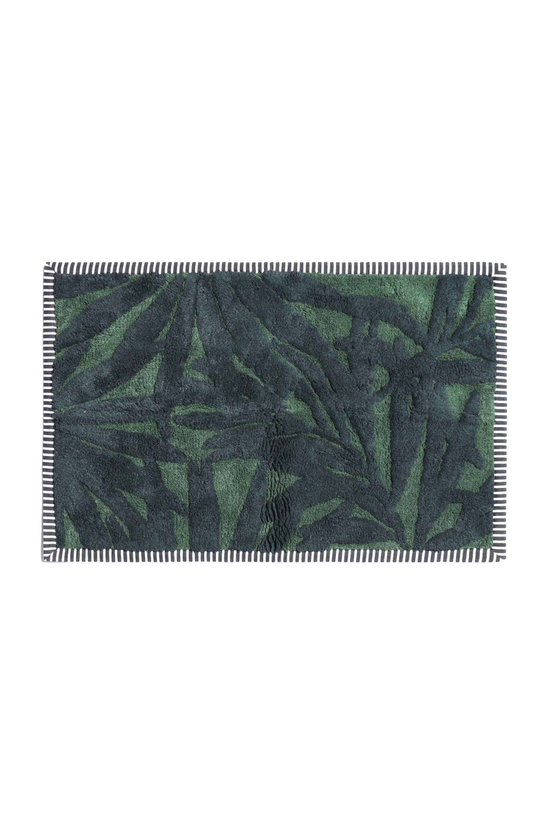 Next Badematte Badematte aus 100 % Baumwolle, Blattmuster, Höhe 80 mm, Baum günstig online kaufen