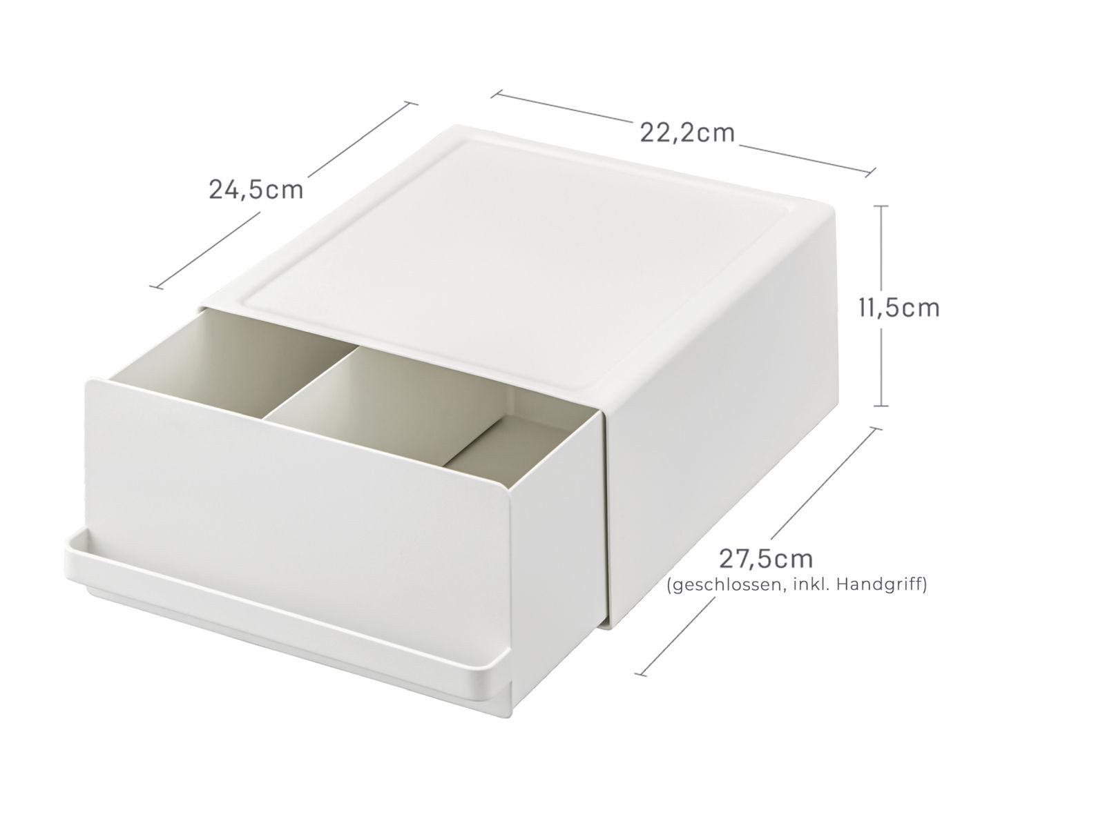 Yamazaki Küchenregal "Tower" Schublade für die Arbeitsplatte 22x11x27cm, pl günstig online kaufen