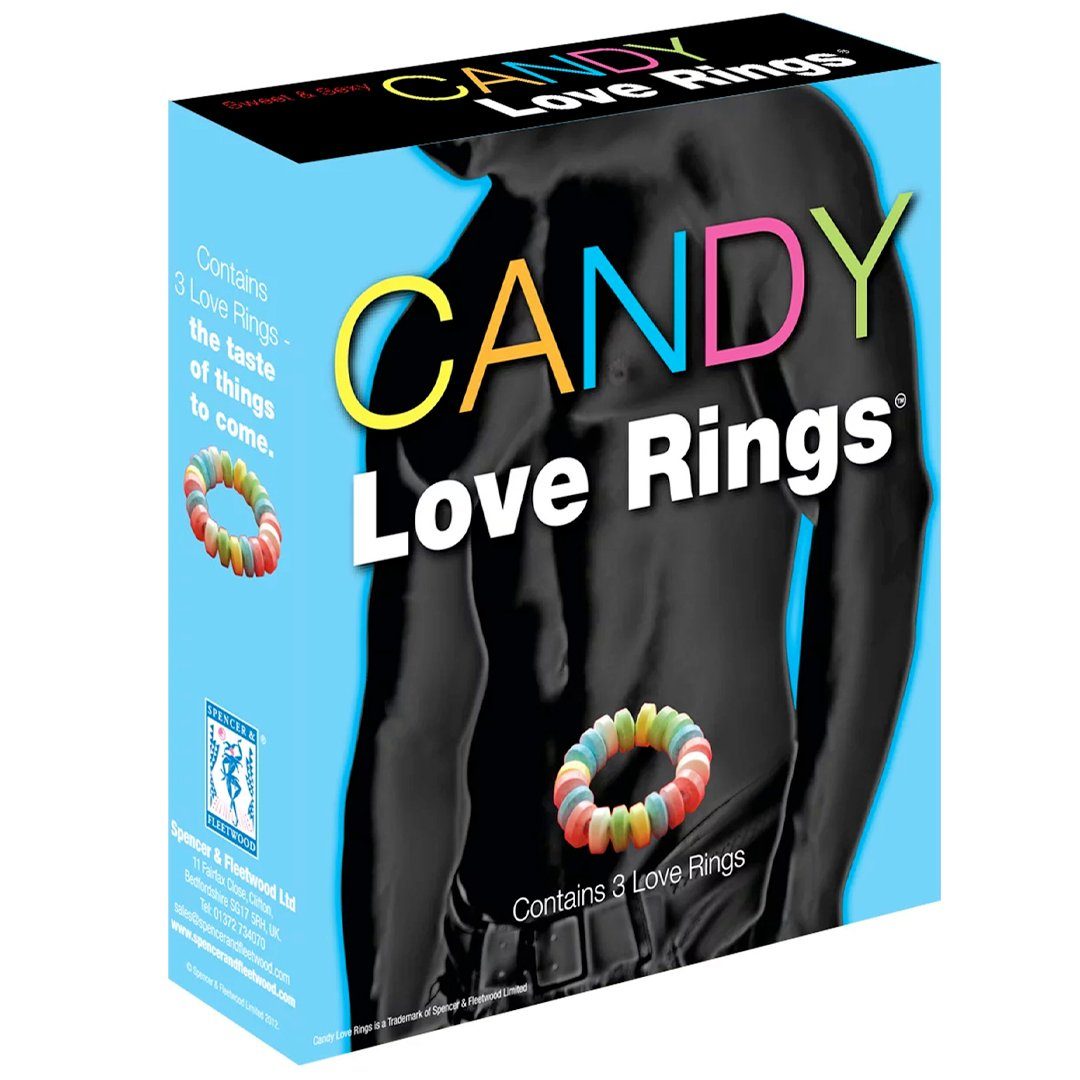 Essbare Fleetwood Spencer Rings Cock Candy - & Erotik-Spiel, Penisringe St. 3