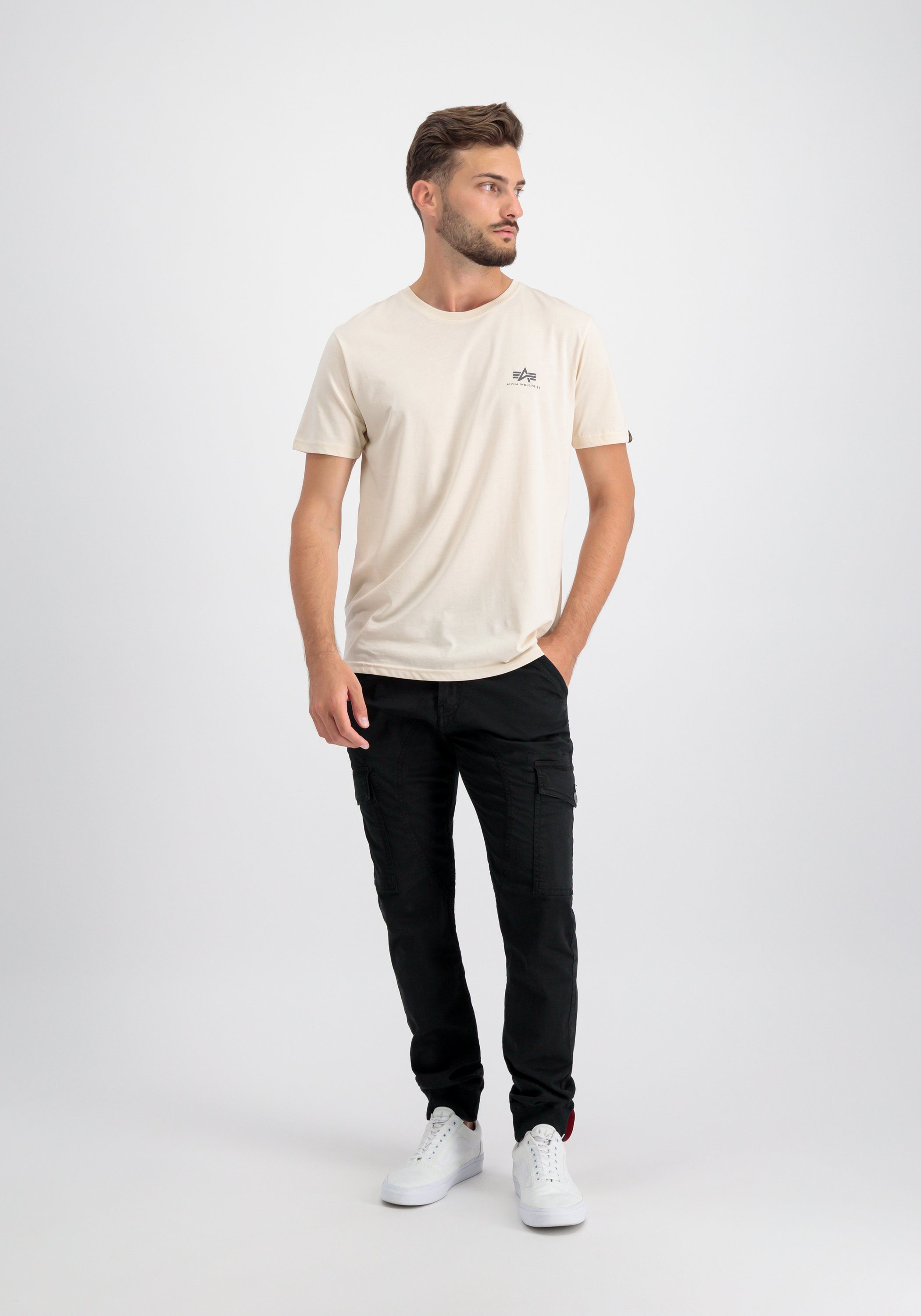 Alpha Industries Alpha T Industries jet - Backprint white T-Shirt T-Shirts stream Men