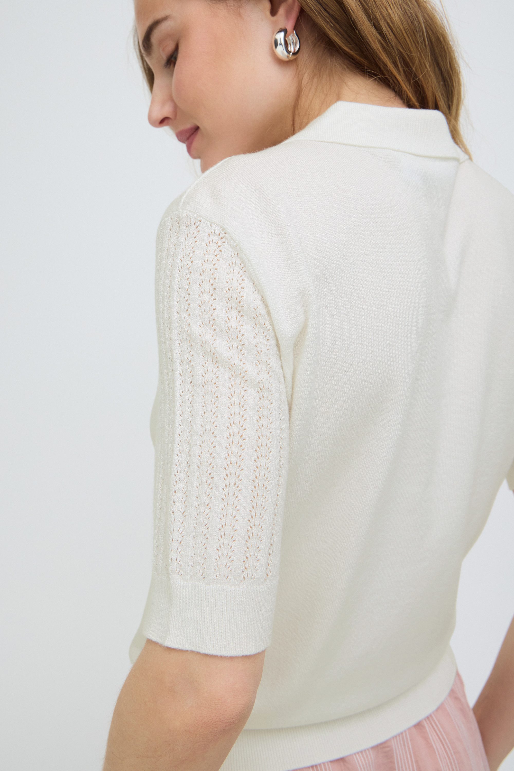 Pulz Jeans Strickpullover Kurzarm-Bluse PZSARA