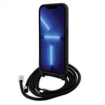 KARL LAGERFELD Smartphone-Hülle Karl Lagerfeld Apple iPhone 15 Pro Schutzhülle Saffiano Metal Pin