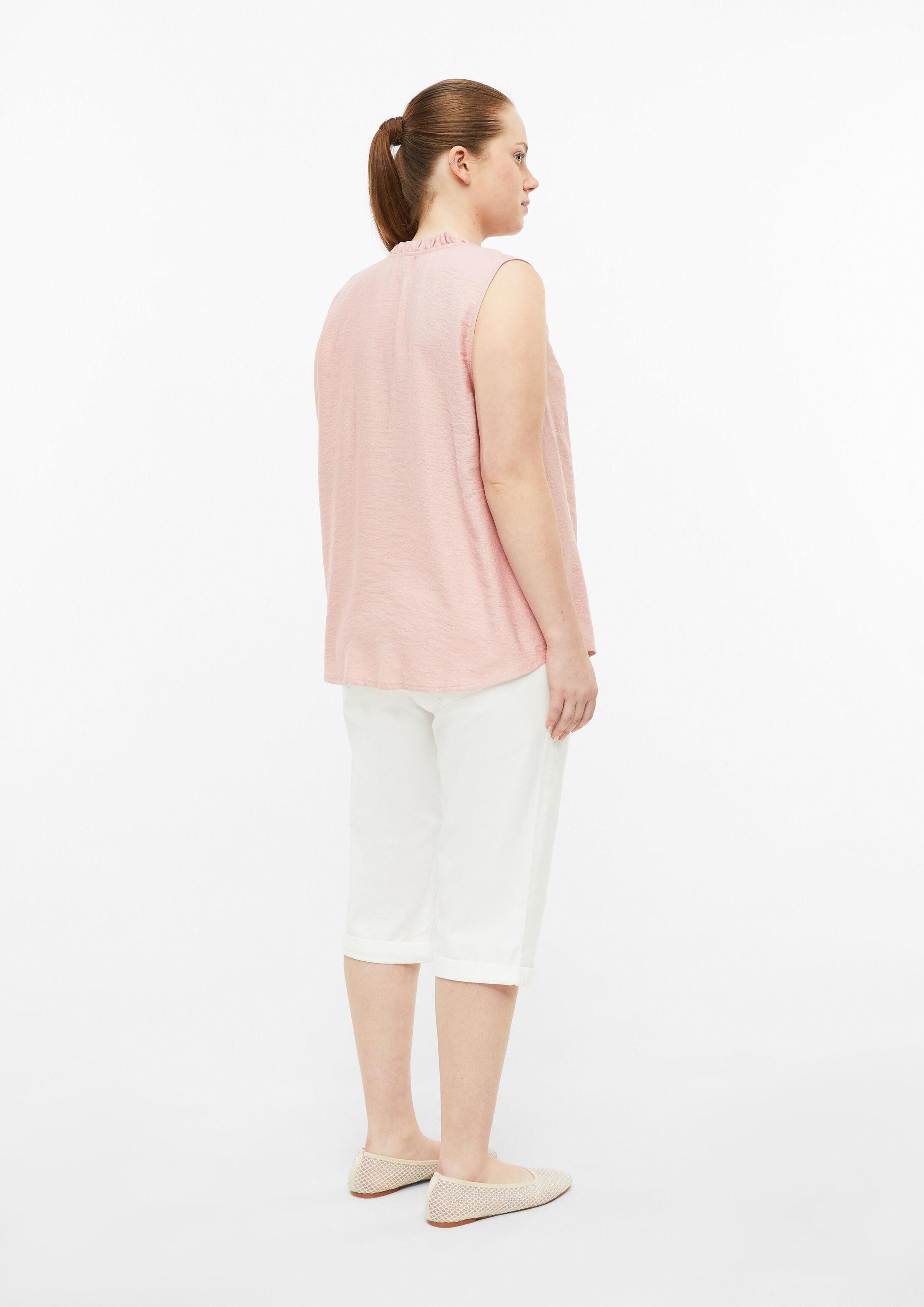 QS Blusentop Bluse Blusentop aus Viskosemix