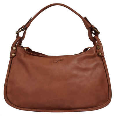 Samantha Look Henkeltasche, echt Leder, Made in Italy