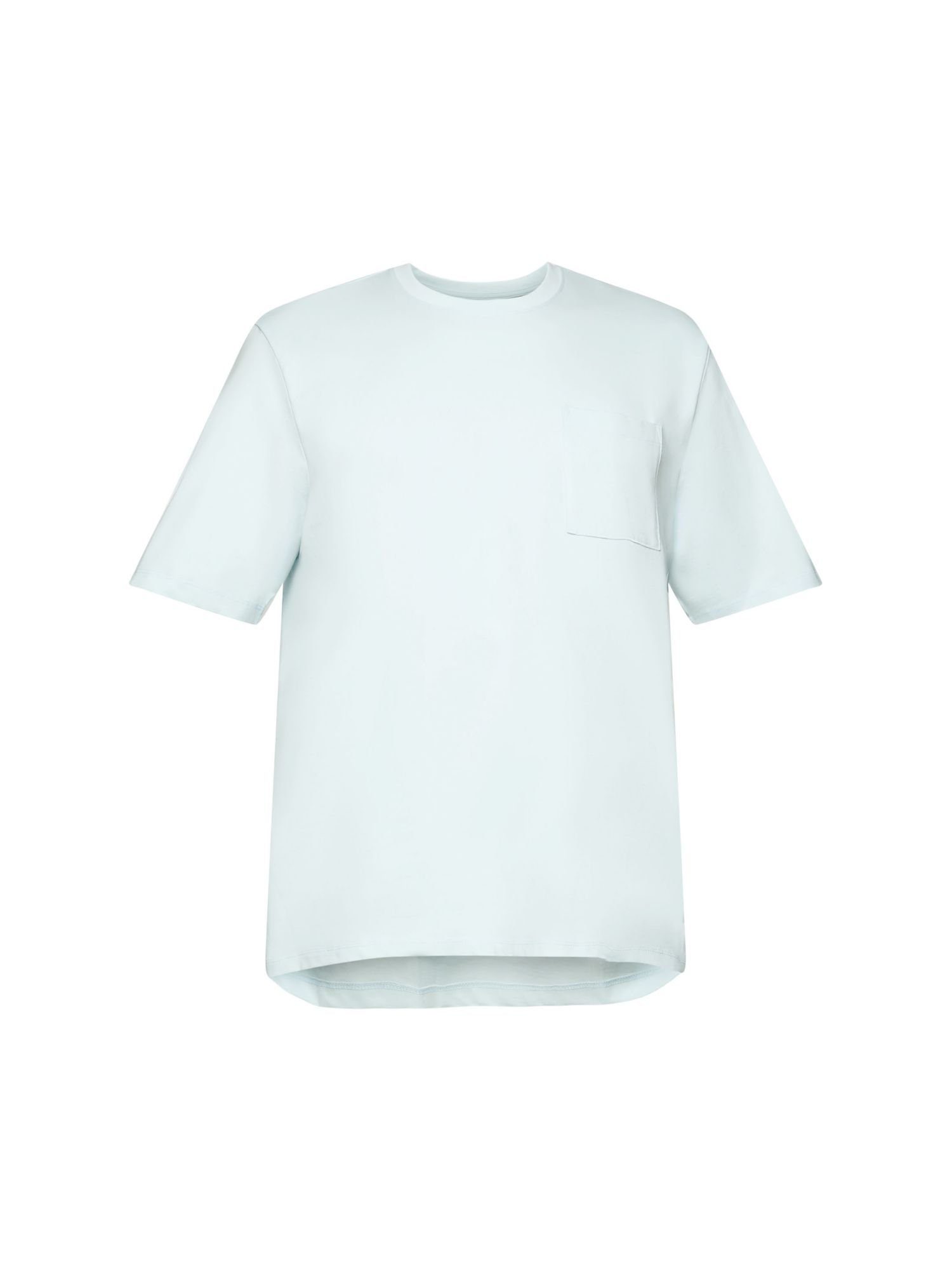 100% Baumwolle T-Shirt, Jersey GREEN T-Shirt edc LIGHT AQUA by (1-tlg) Esprit