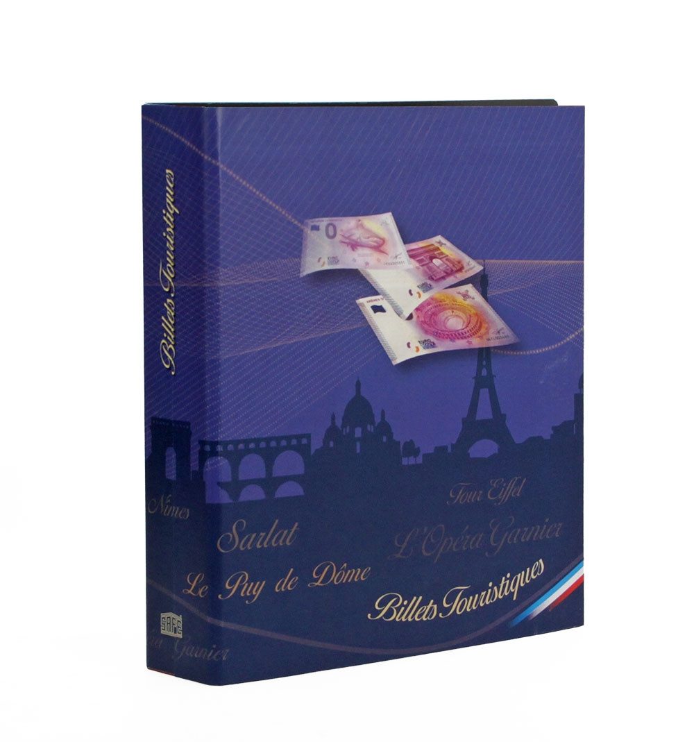 Safe-Album Münzetui SAFE 7415 Album für Billets Touristiques – 60 Banknoten-Fächer