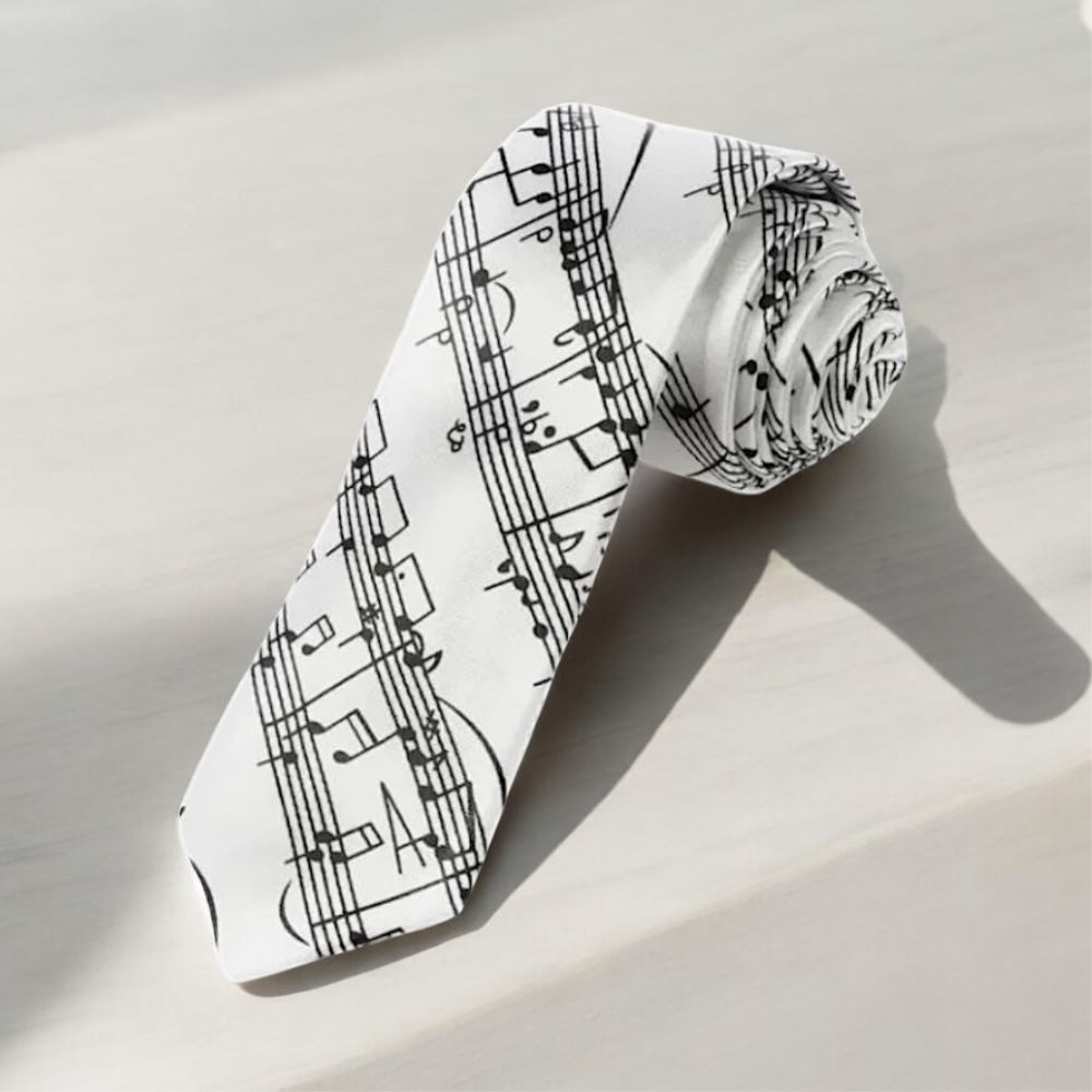 mugesh Krawatte Krawatte Notenzeilen für Musiker