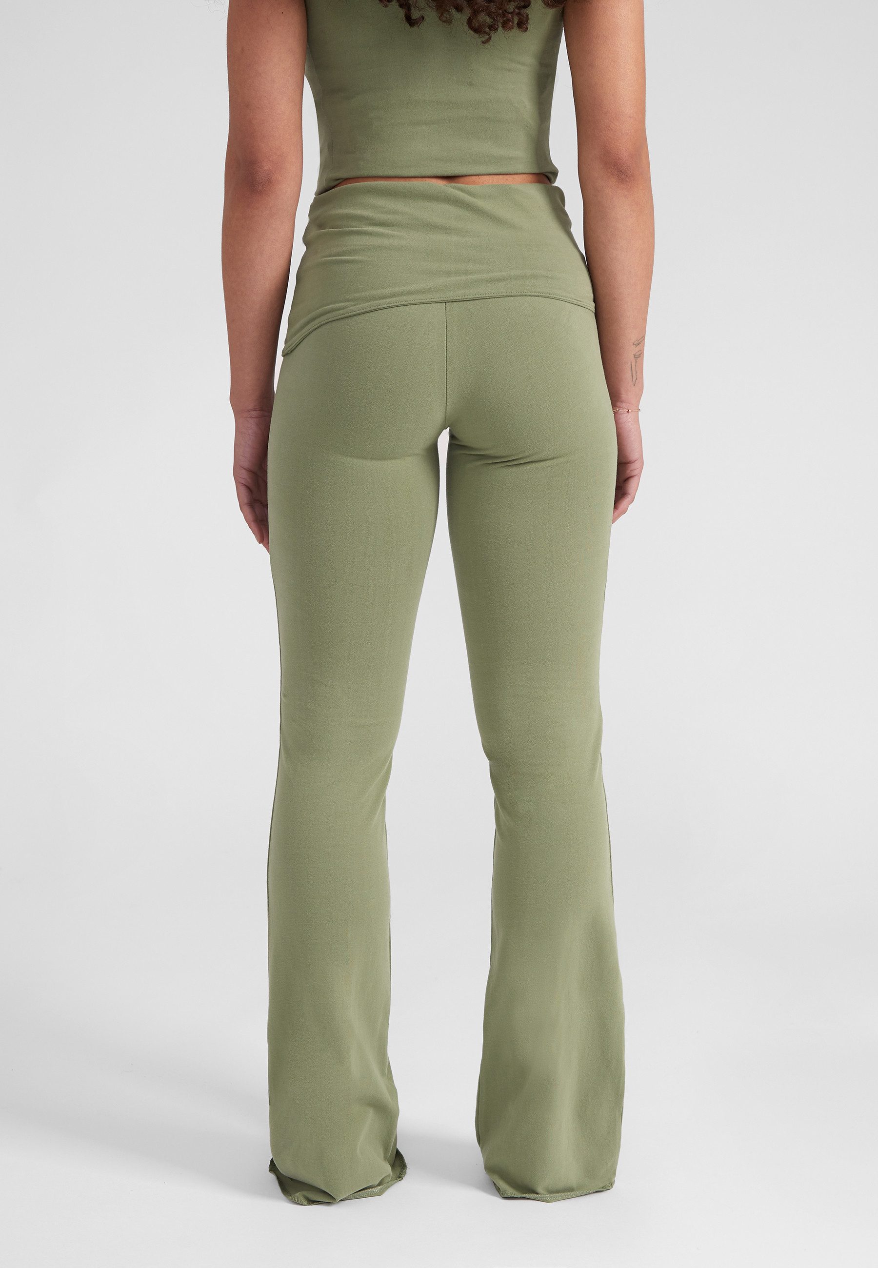 Style Republic Yogahose Freizeithose mit Foldover-Bund