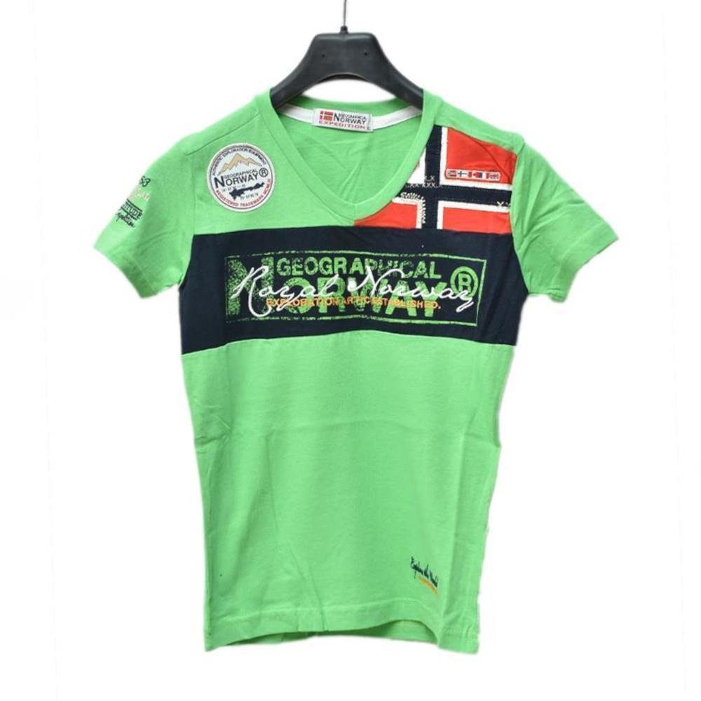 Geo Norway T-Shirt JERARD Jungen T-Shirt in 6 Farben Größen 128 bis 176 grün