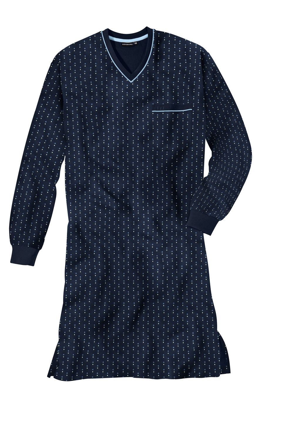 GÖTZBURG Nachthemd Pure Cotton (1-tlg) Nachthemd mit V-Ausschnitt günstig online kaufen