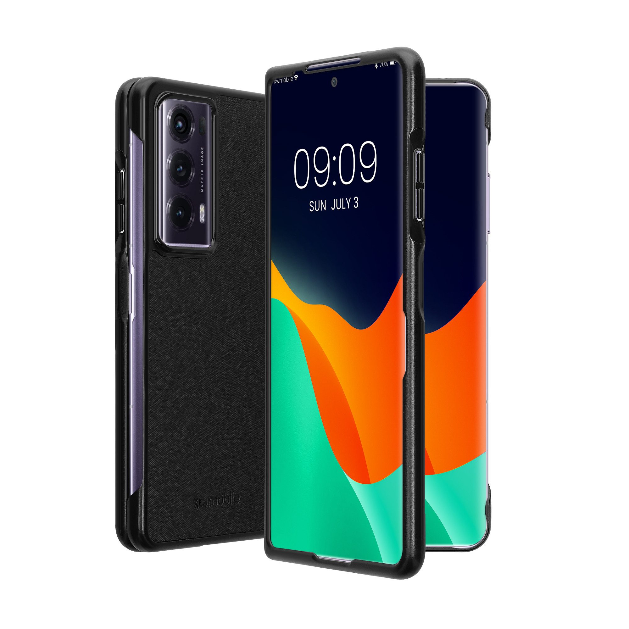 kwmobile Smartphone-Hülle Flip Hardcase für HONOR Magic V2, Hülle für Foldable Handy - Handyhülle