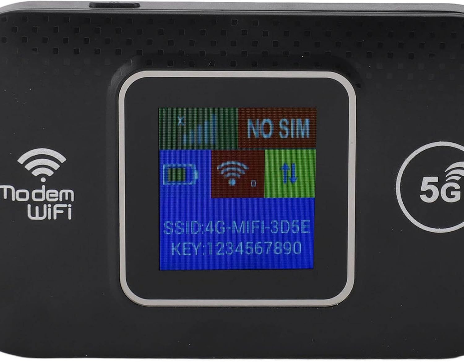 ibettertec 5G LTE Tragbarer WLAN-Router, Pocket WiFi Wireless Mobile Hotspot 4G/LTE-Router, 300Mbps High Speed, bis zu 10 Benutzer