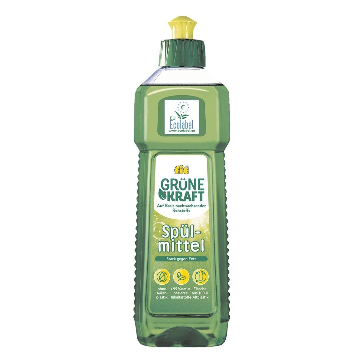 FIT GRUENEKRAFT Grüne Kraft Geschirrspülmittel (500 ml, schonend zur Haut, vegan)