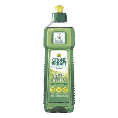 FIT GRUENEKRAFT Grüne Kraft Geschirrspülmittel (500 ml, schonend zur Haut, vegan)