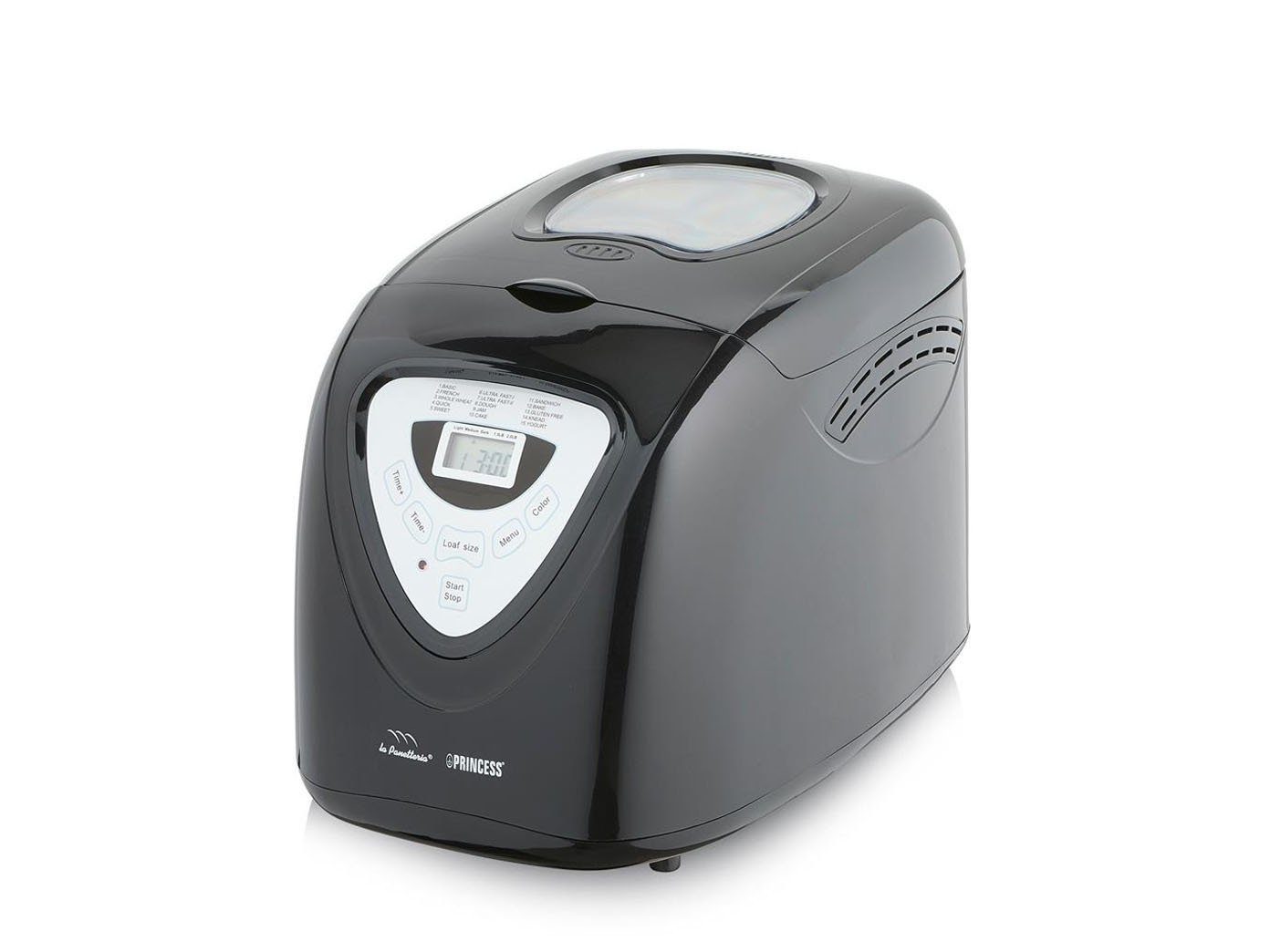 PRINCESS Brotbackautomat, 15 Programme, 600 W, Backmaschine für 680-900 Gramm, Pizzateig & glutenfreies Brot