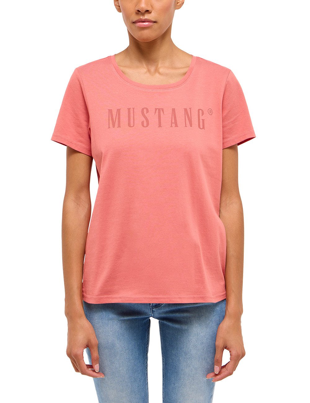 MUSTANG Kurzarmshirt Damen Style Alma