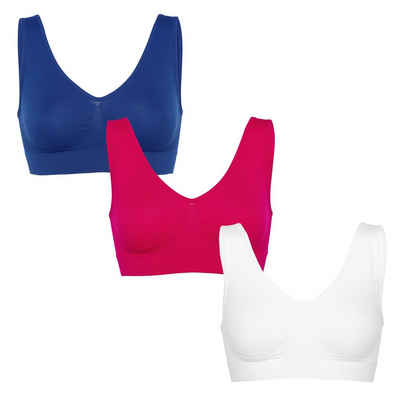 Figur Body Set: Bustier Bügellos-Bustier elastisch (Set, unterschiedl. Farben) bügellos mit nahtloser Verarbeitung mit nahtloser Verarbeitung