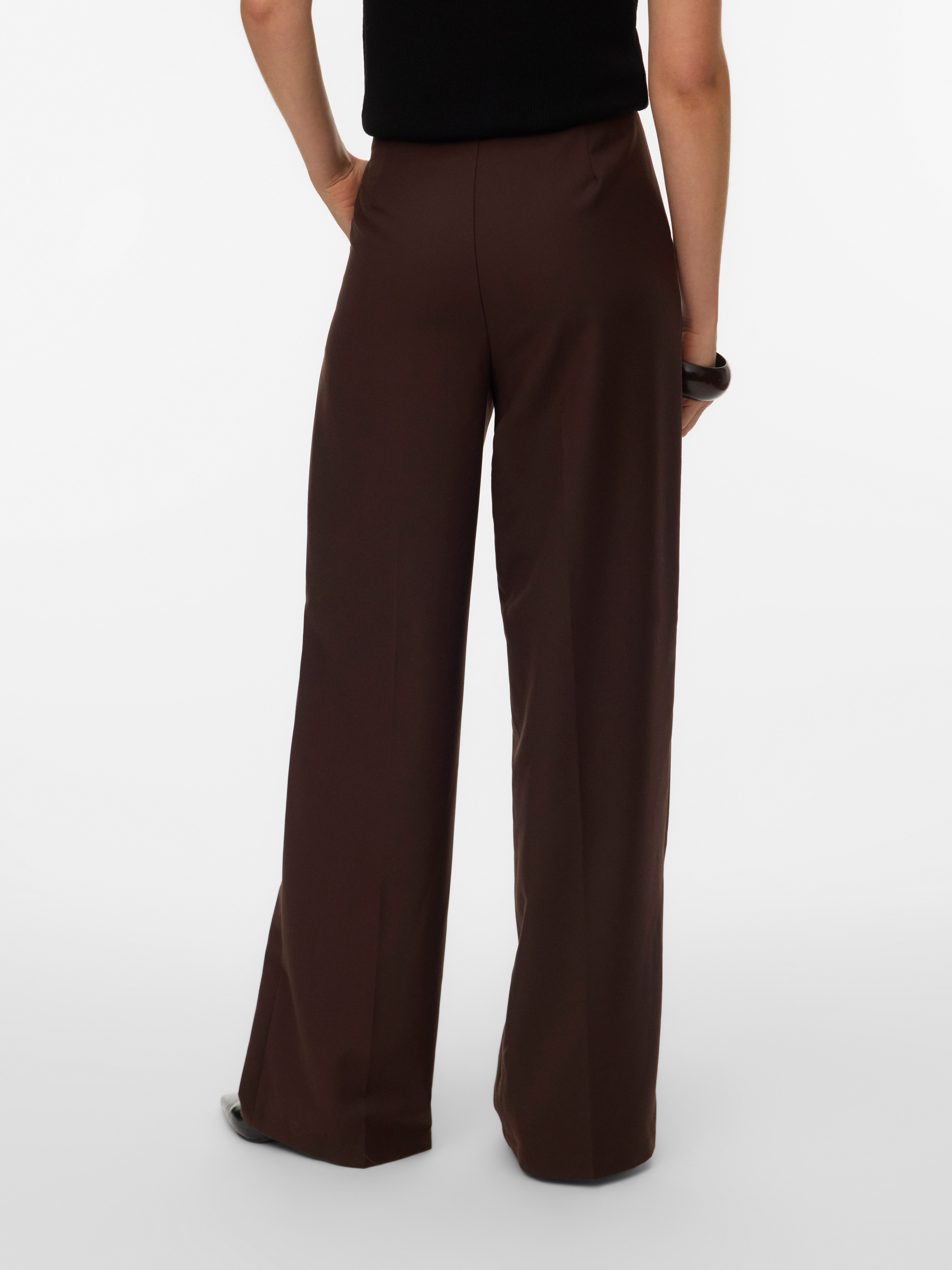 Vero Moda Anzughose VMHAILEY HW WIDE PLEAT PANT NOOS Hose mit weitem Beinschnitt, High Waist Bund