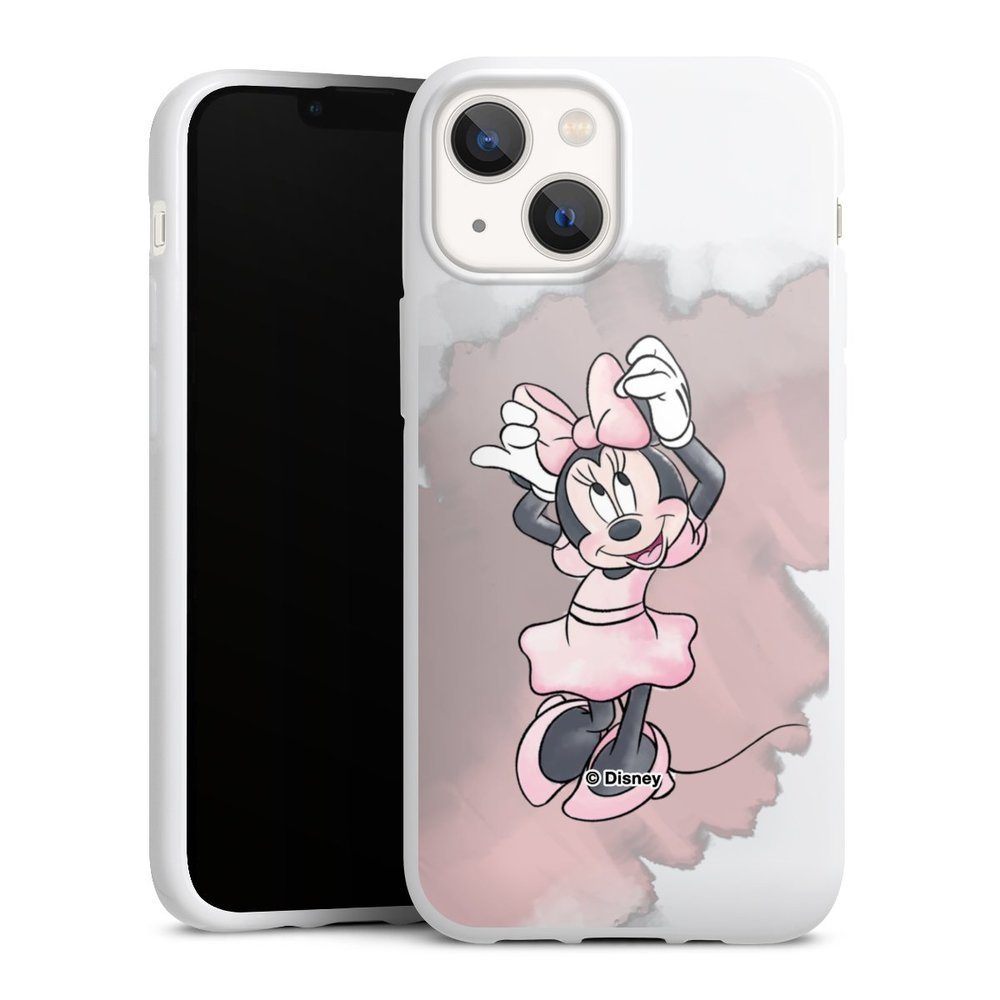 DeinDesign Handyhülle Mickey & Minnie Mouse Disney Motiv ohne Hintergrund, Apple iPhone 13 Mini Silikon Hülle Bumper Case Handy Schutzhülle