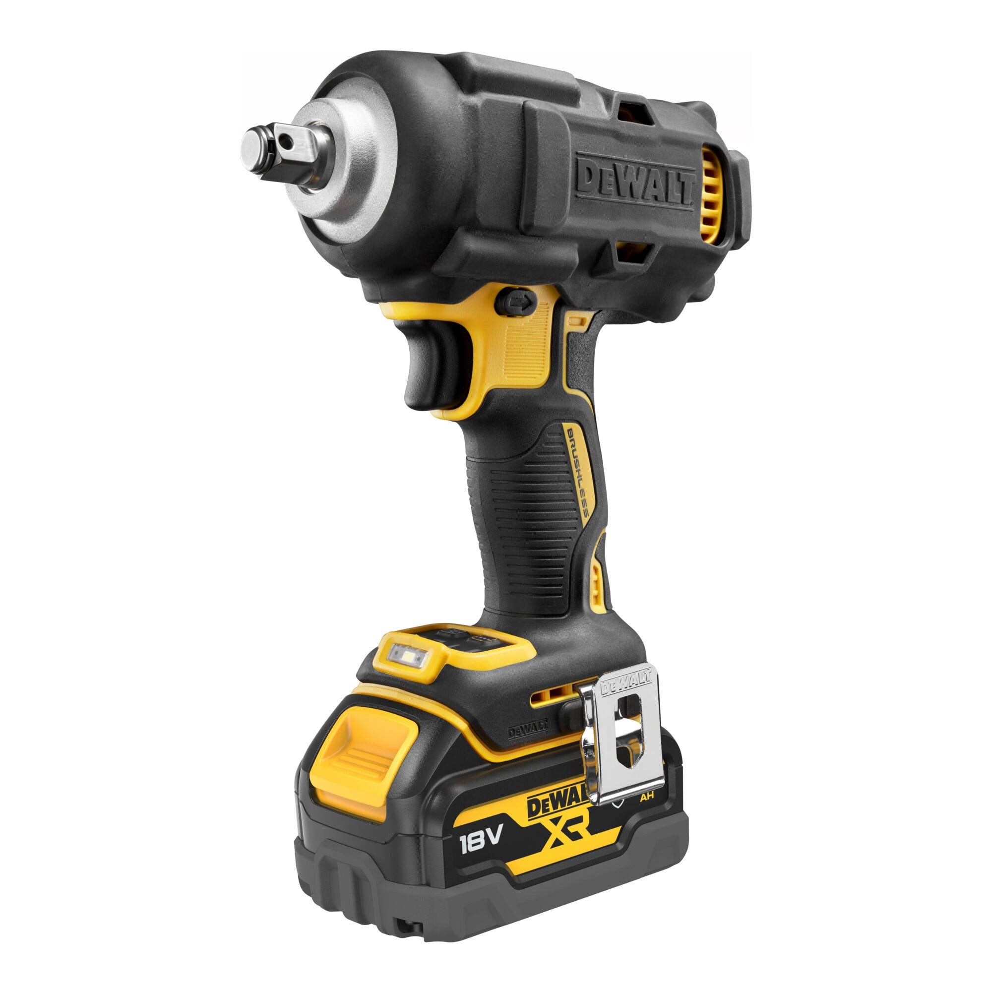 DeWalt Akku-Schlagschrauber DEWALT 18V XR Akku-Schlagschrauber, 1/2" (bürstenlos), max. 813 Nm, in
