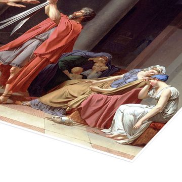 Posterlounge Poster Jacques-Louis David, Der Schwur der Horatier, Malerei