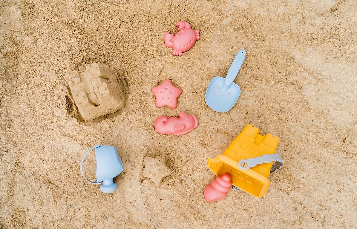 KINDSGUT Sandform-Set, (Set), Sand-Spielzeug, Schippe, Förmchen, Toni, Sandkasten, Outdoor, draußen