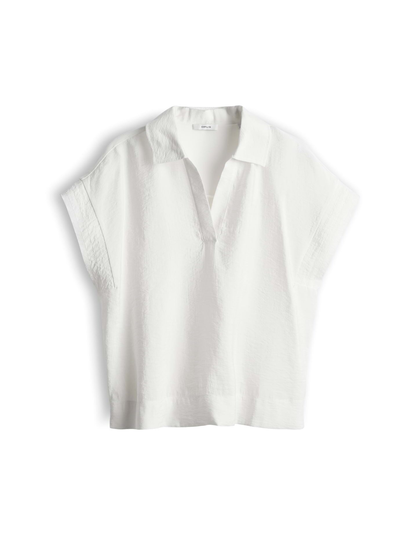 OPUS Kurzarmshirt mit leichter Front Rückenfalte für lockeren Fall