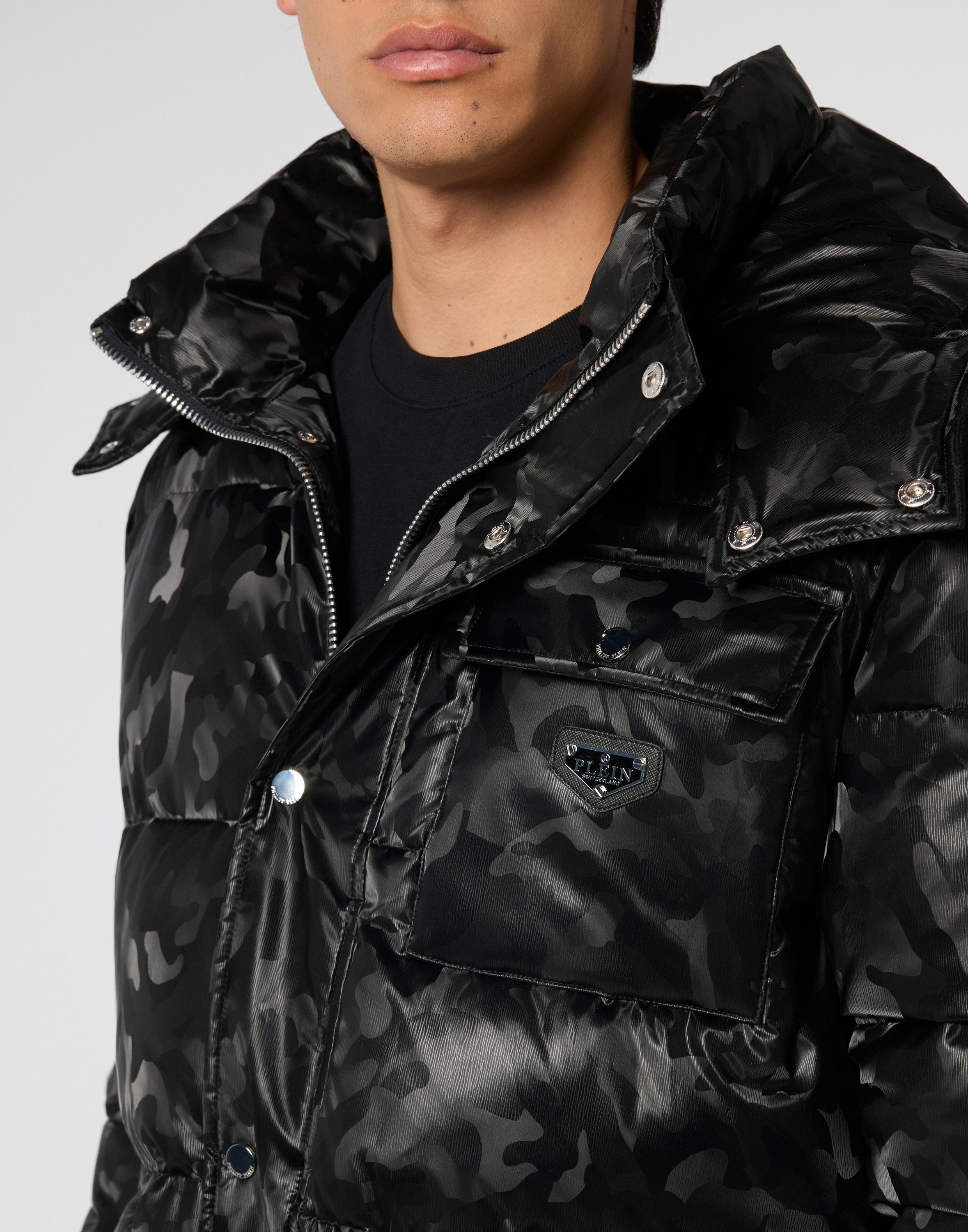 PHILIPP PLEIN Winterjacke Camouflage