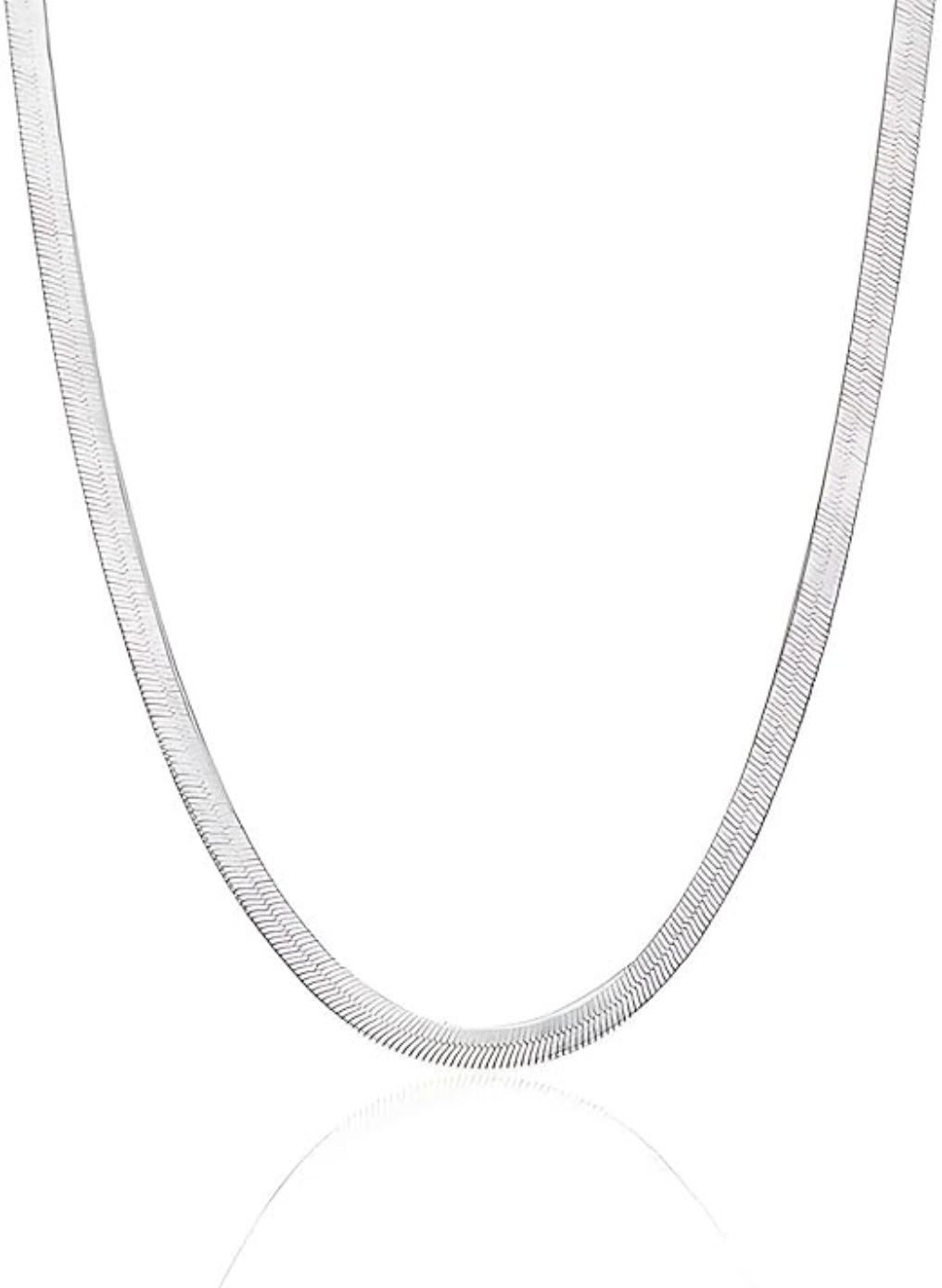 Einzelstück Schlangenkette Halskette Damen 925 Sterling Silber ITALIAN COLLIER