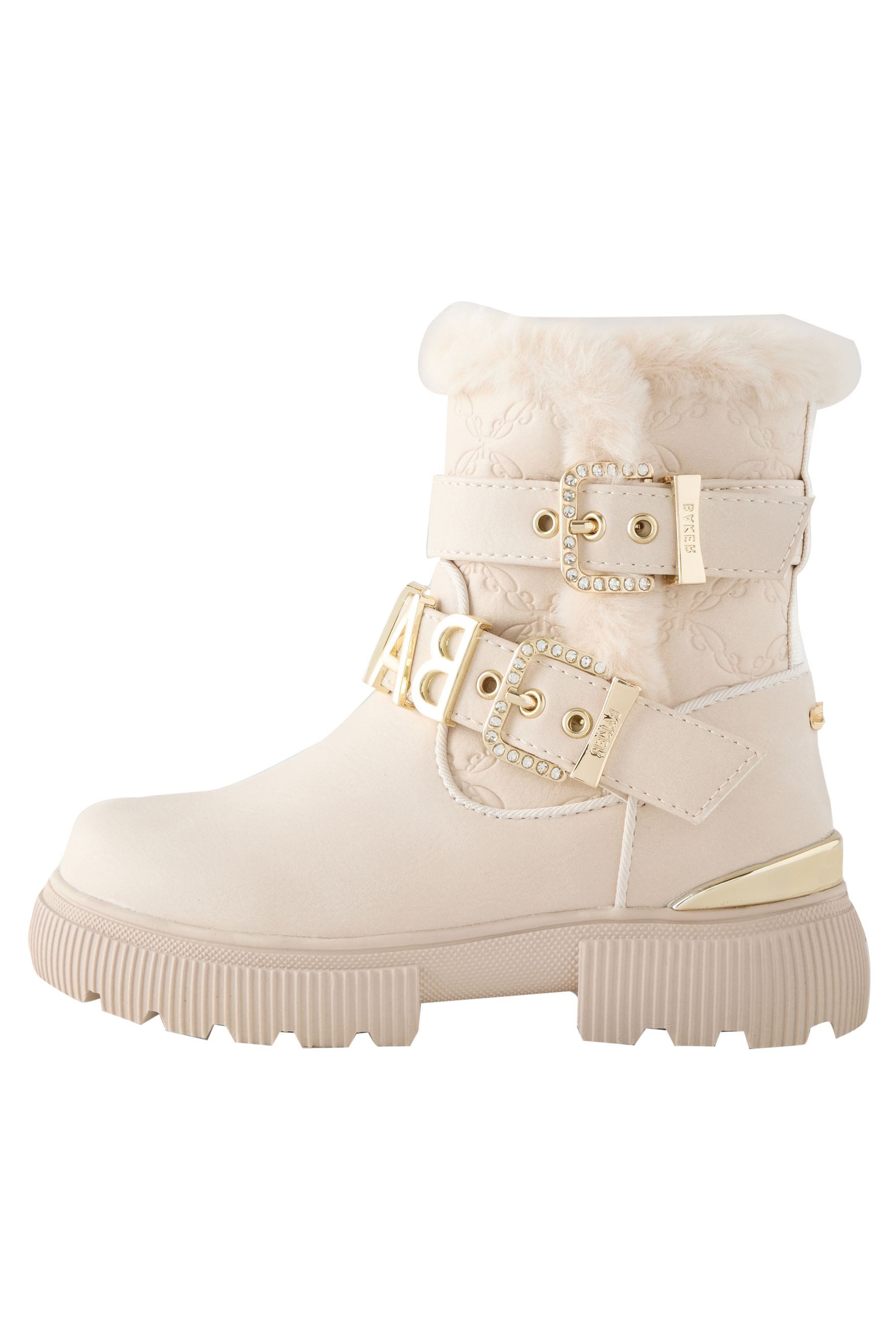 Baker by Ted Baker Baker by Ted Baker Derbe Stiefel mit Kunstfell Stiefel (1-tlg)