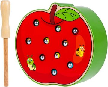 Fivejoy Magnetspielbausteine Kinderspielzeug ab 1 2 3 4 5 Jahren, (Holz Montessori Spielzeug für Babys, Holzspielzeug Fangen Insekten Spiel Frühe Lernspielzeug Pädagogisches Geschenk für Kinder Kleinkind Jungen Mädchen)
