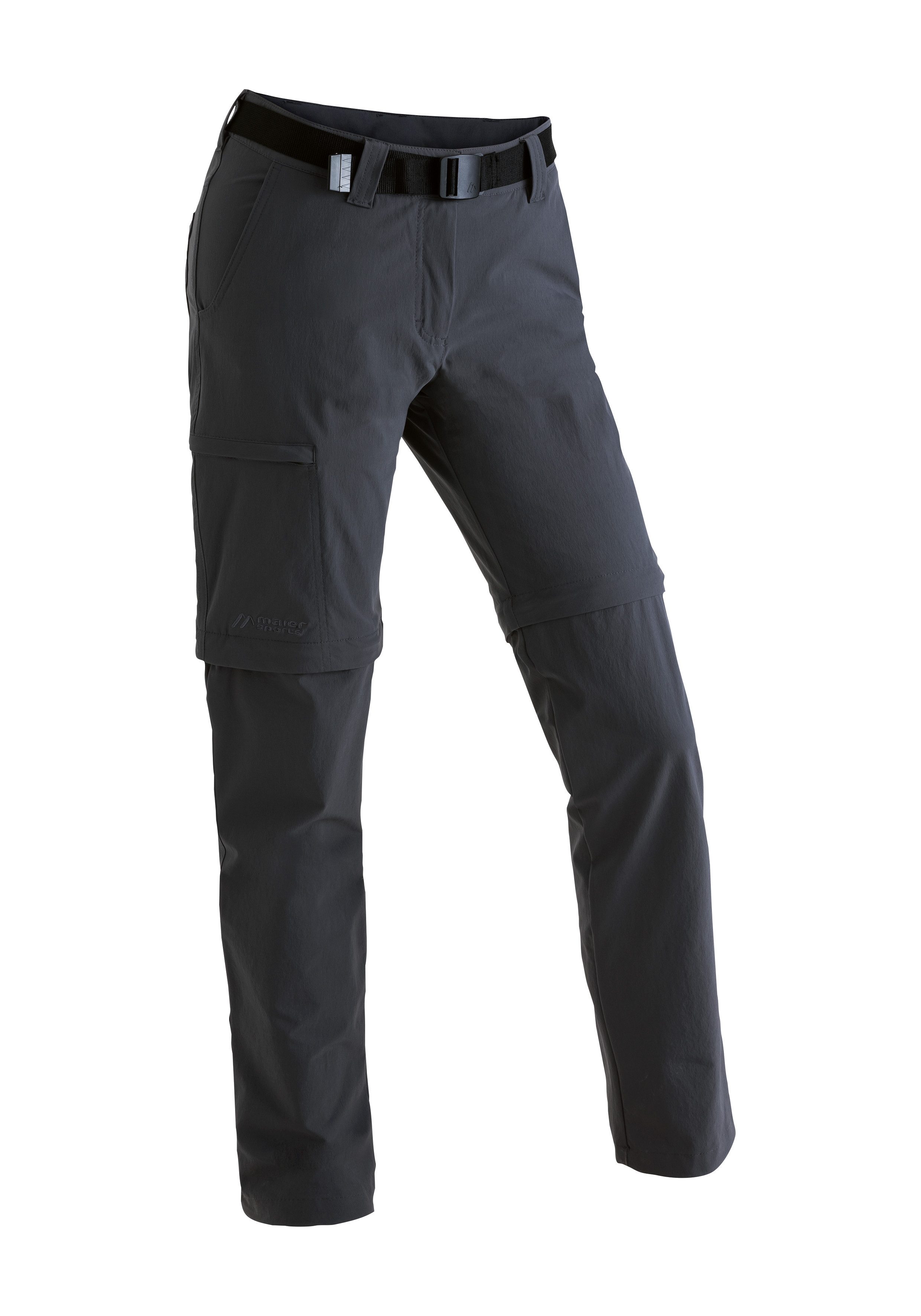 Maier Sports Outdoorhose Inara slim zip Damen Zip-Off Wanderhose, atmungsaktive Trekkinghose, Slim Fit