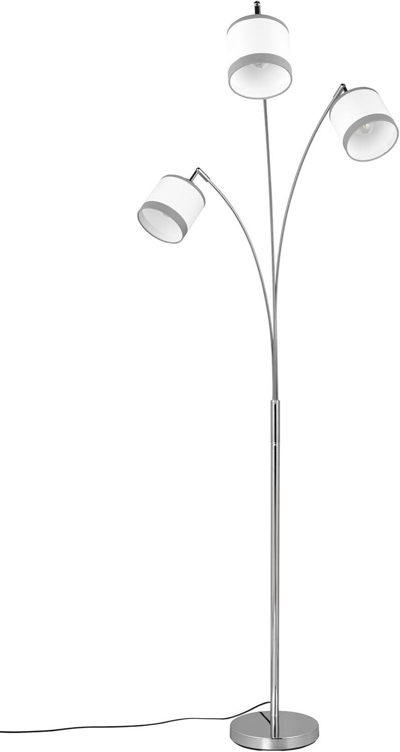 lightling Stehlampe Davis, ohne Leuchtmittel, Fußschalter, E14 günstig online kaufen