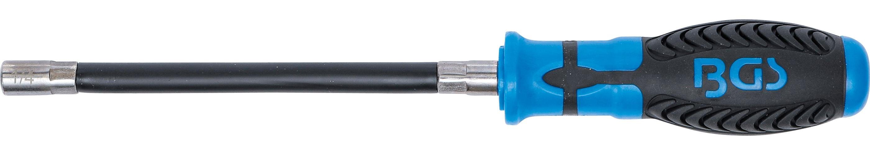 Innensechskant Bits flexiblem mit Abtrieb 6,3 technic für BGS (1/4) Schaft, Ratschenringschlüssel Bit-Schraubendreher mm