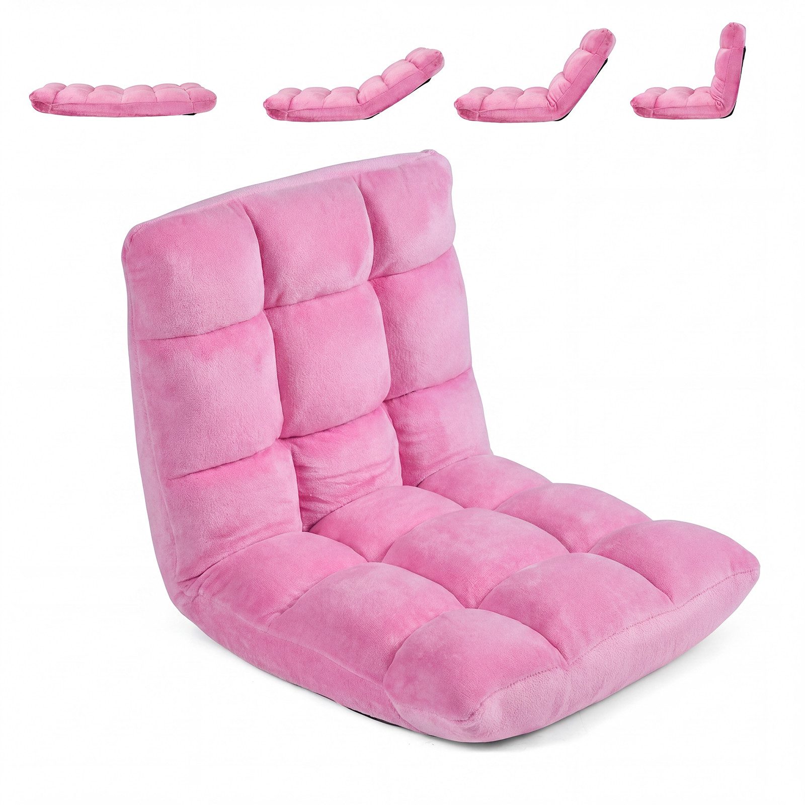 KOMFOTTEU Relaxsessel Bodenstuhl Bodensessel Bodensofa, mit verstellbarer Rückenlehne
