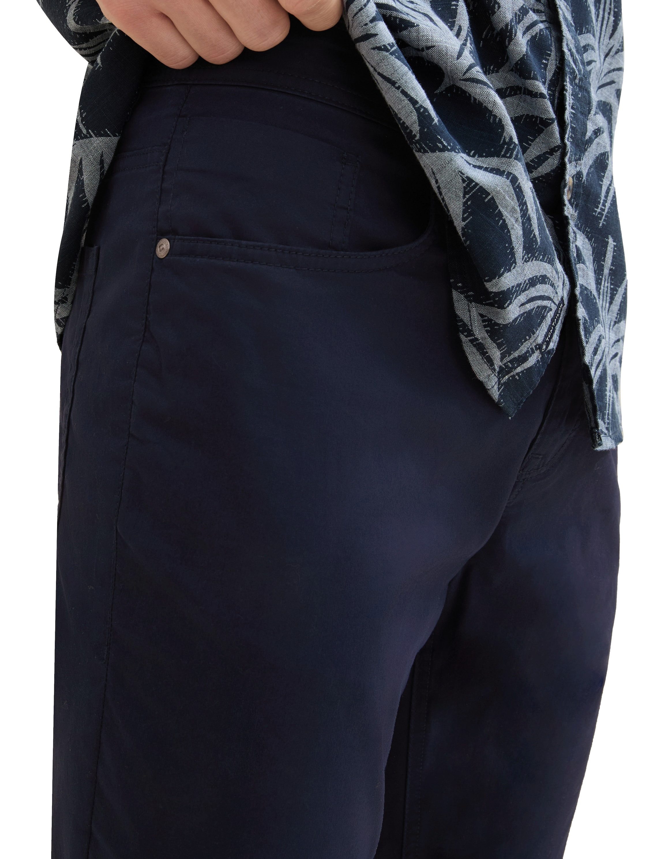 TOM TAILOR 5-Pocket-Hose mit Marken-Badge auf günstig online kaufen
