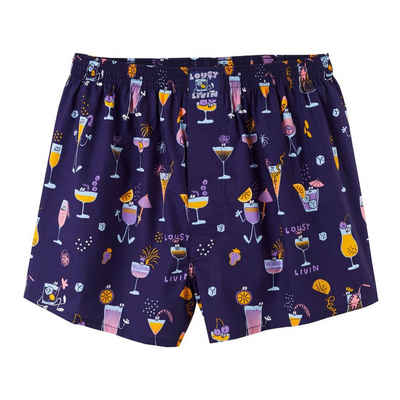 Lousy Livin Boxershorts Cocktails - navy