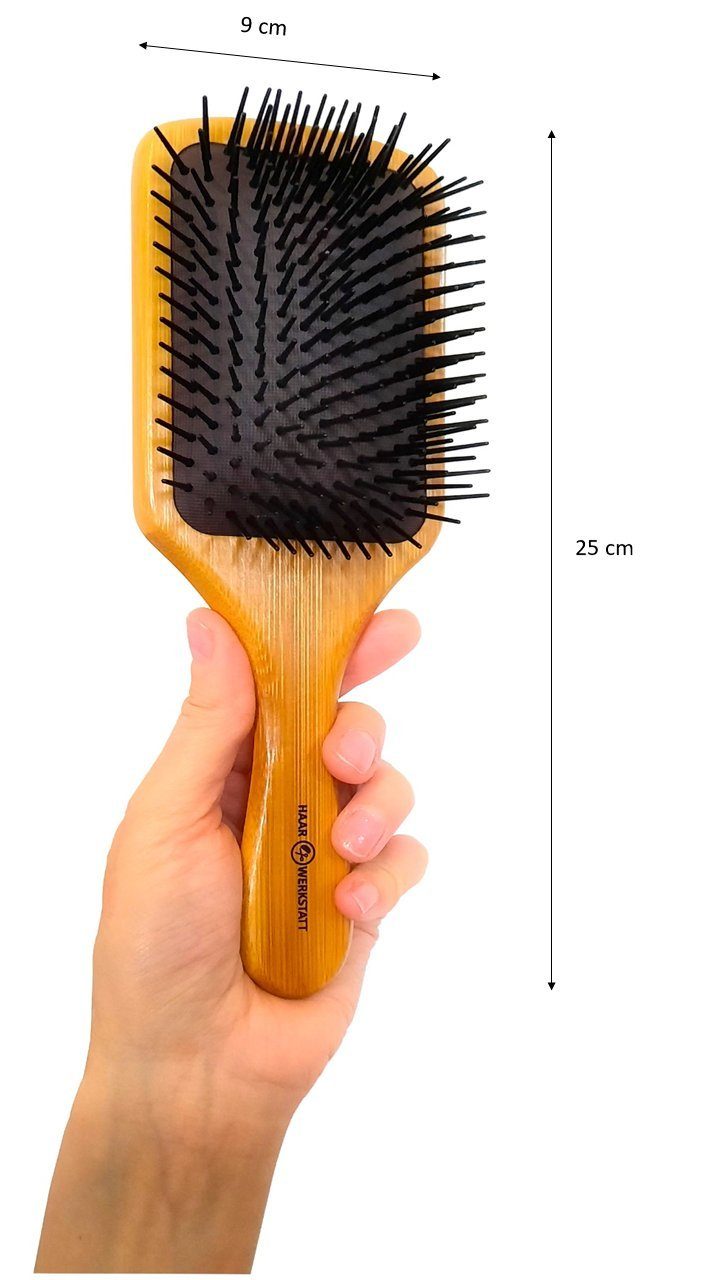 vereinfachen & Holzbürste für für Profi Borsten - Haare Haarwerkstatt weichen Entwirren Die und optimale das Die Damen Herren Haar, Ihr Haarbürste der Haarbürste Durchkämmen