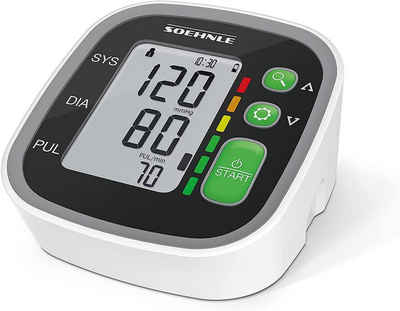 Soehnle Blutdruckmessgerät Soehnle Oberarm-Blutdruckmessgerät Systo Monitor 300, integrierter Bewegungssensor für korrekte Messergebnisse