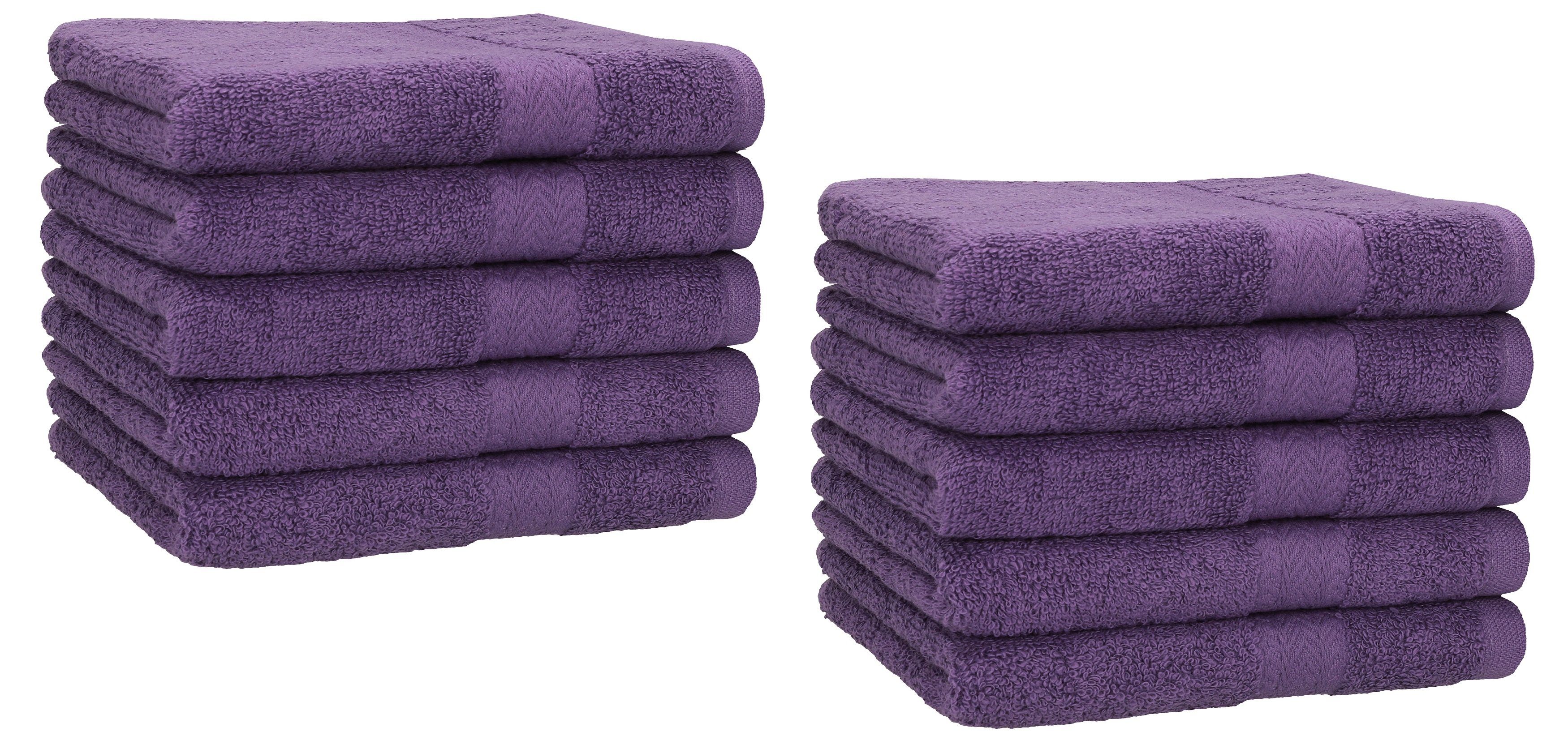 Betz Gästehandtücher 10 tlg. Gästehandtücher-Set PREMIUM 100 % Baumwolle 30x50cm, 100% Baumwolle (10-St)