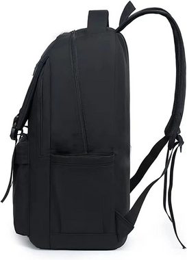 WISHDOR Schulrucksack Laptop Rucksack Rucksäcke Schulranzen Wasserbeständig Laptoptasche (1 Stück Notebook Laptop Tasche Schule Uni Rucksack, Backpack mit Laptopfach, für bis 15,6-Zoll Laptop, 47 x 32 x 22 cm), für Herren Damen Schüler Teenager Studenten Jungen Freizeit Arbeit